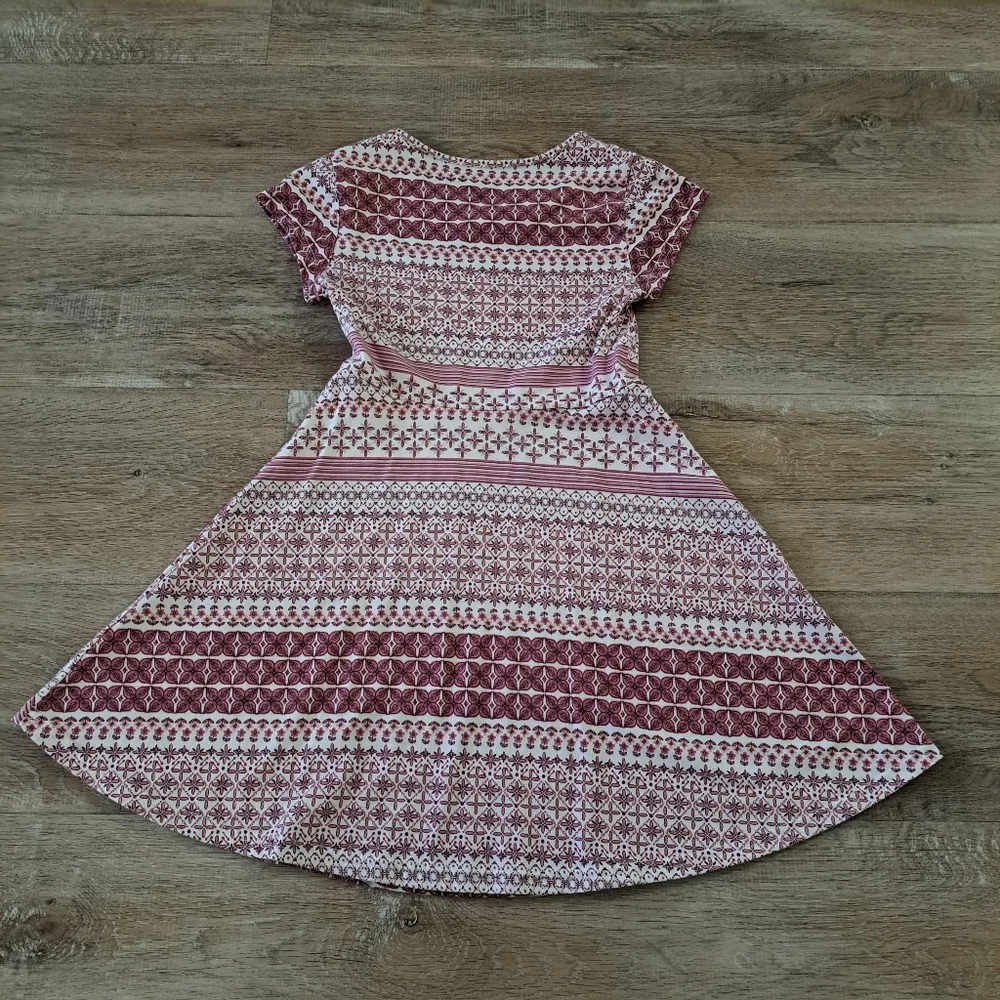 The Children's Place Short-sleeve Pink Floral Casual Dress Girl Size Medium 7/8